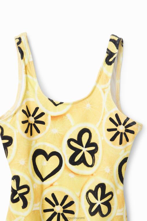 taiteellinen painettu uimapuku Desigual tyttö F4V041822 vaatetus