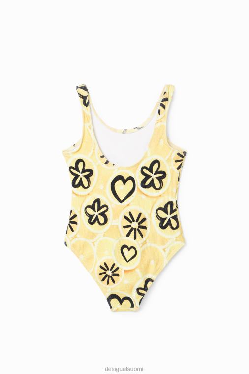 taiteellinen painettu uimapuku Desigual tyttö F4V041822 vaatetus