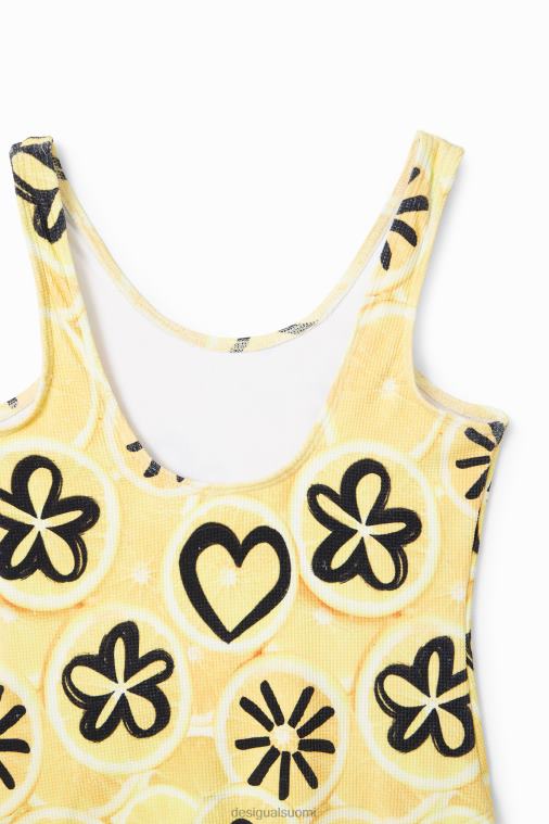 taiteellinen painettu uimapuku Desigual tyttö F4V041822 vaatetus