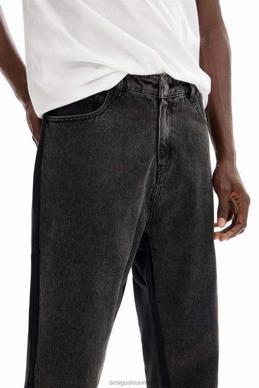 hybridi denim housut Desigual miehet F4V041616 vaatetus