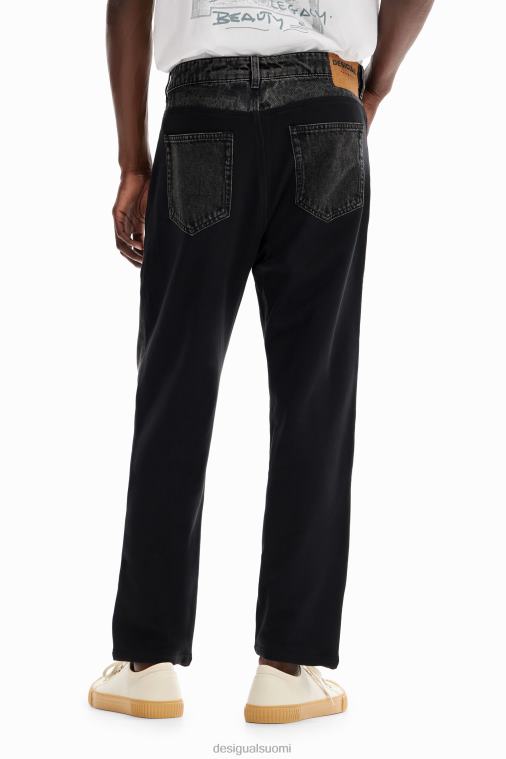 hybridi denim housut Desigual miehet F4V041616 vaatetus