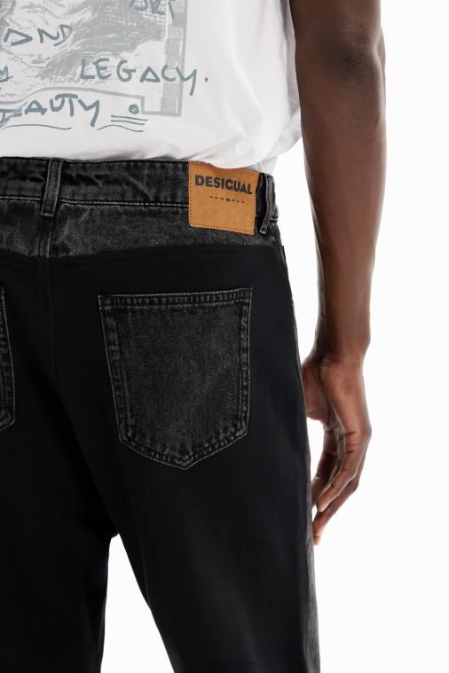 hybridi denim housut Desigual miehet F4V041616 vaatetus