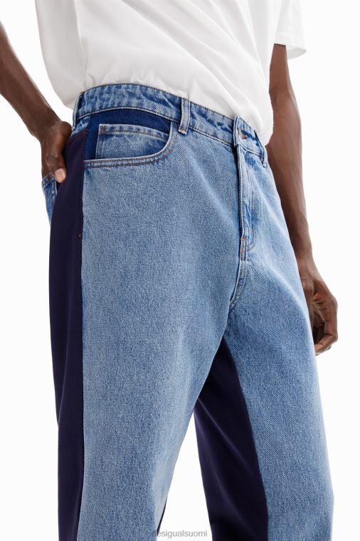 hybridi denim housut Desigual miehet F4V041644 vaatetus