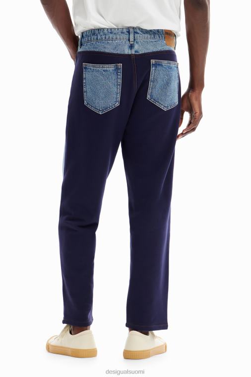 hybridi denim housut Desigual miehet F4V041644 vaatetus