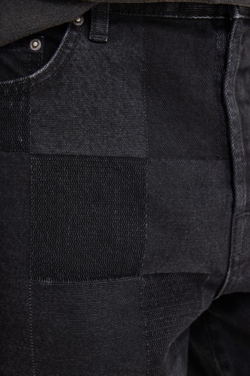 tilkkuväriset jacquard-farkkushortsit Desigual miehet F4V041680 vaatetus