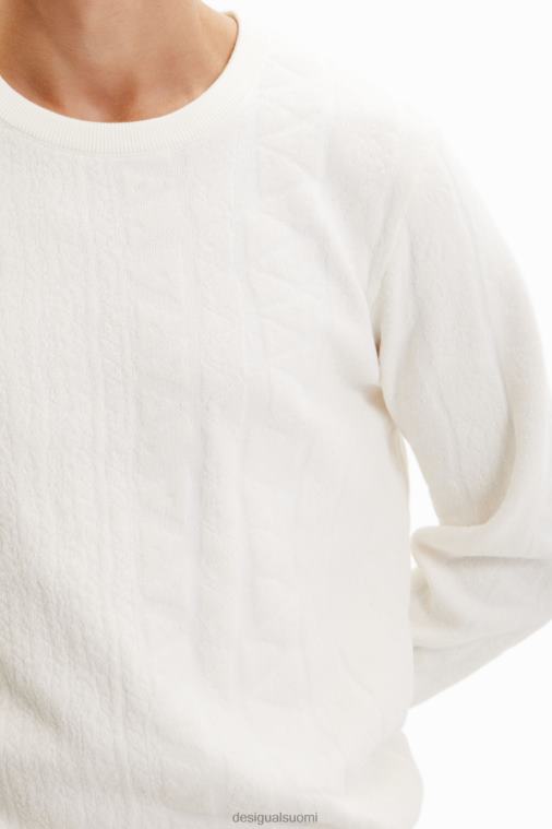 jacquard-kuvioinen villapaita Desigual miehet F4V041614 vaatetus