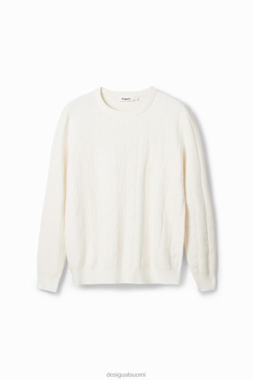 jacquard-kuvioinen villapaita Desigual miehet F4V041614 vaatetus