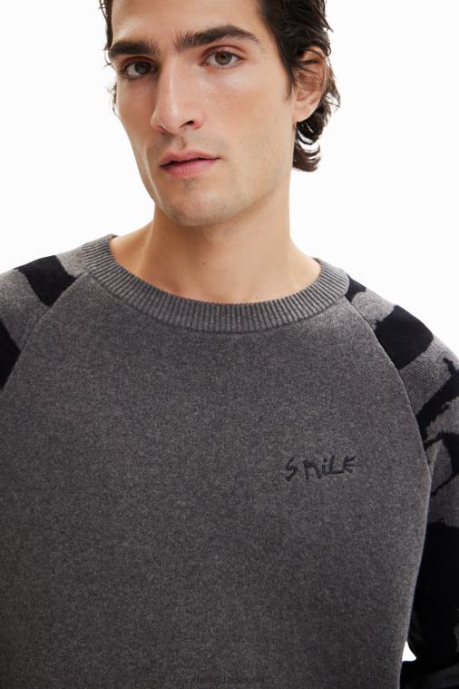 jakardi eläinkuvioinen villapaita Desigual miehet F4V041564 vaatetus