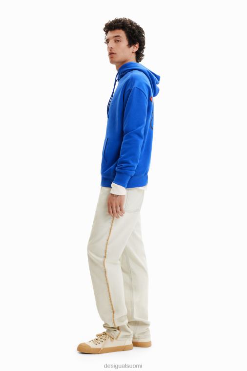 kirjailtu viestihuppari Desigual miehet F4V041637 vaatetus