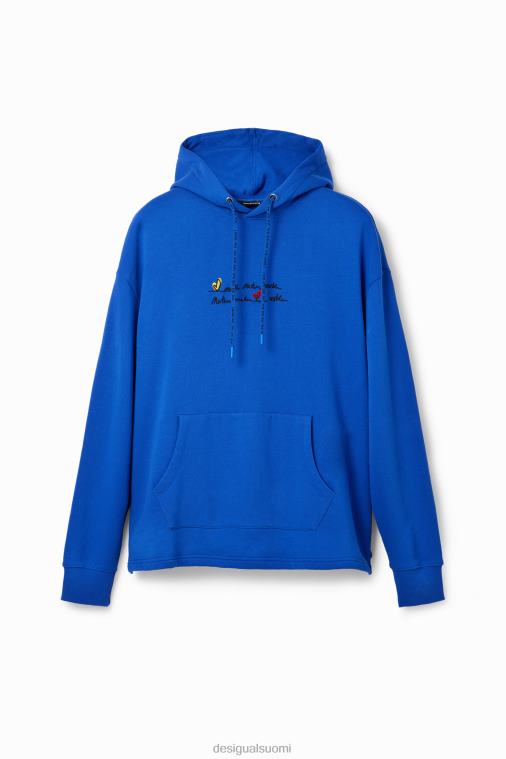 kirjailtu viestihuppari Desigual miehet F4V041637 vaatetus