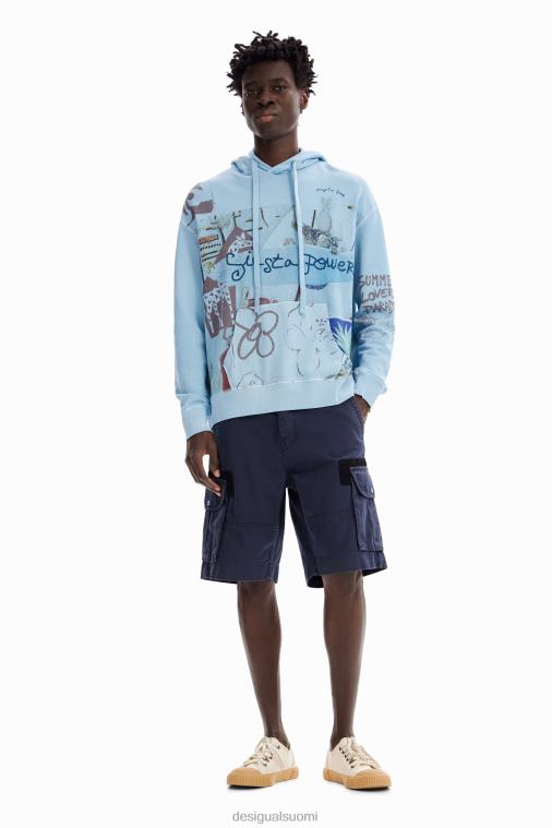 kollaasi huppari Desigual miehet F4V041582 vaatetus