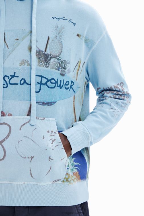 kollaasi huppari Desigual miehet F4V041582 vaatetus