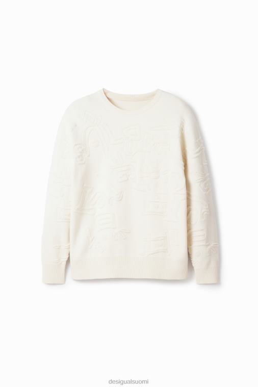 löysä pyyhekuvioinen neule Desigual miehet F4V041622 vaatetus