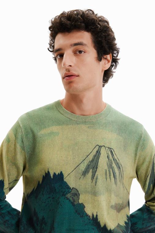 ohut maisemapusero Desigual miehet F4V041541 vaatetus