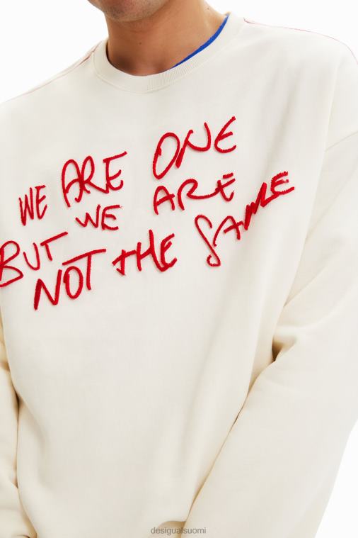 parvettu viesti collegepaita Desigual miehet F4V041519 vaatetus