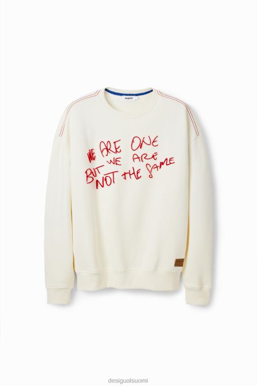 parvettu viesti collegepaita Desigual miehet F4V041519 vaatetus