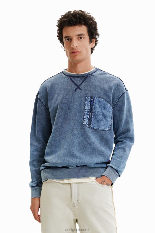 pesty-vaikutteinen collegepaita Desigual miehet F4V041694 vaatetus