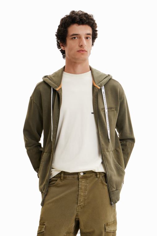 vetoketjullinen huppari Desigual miehet F4V041556 vaatetus