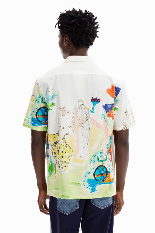 arty resort paita Desigual miehet F4V041619 vaatetus