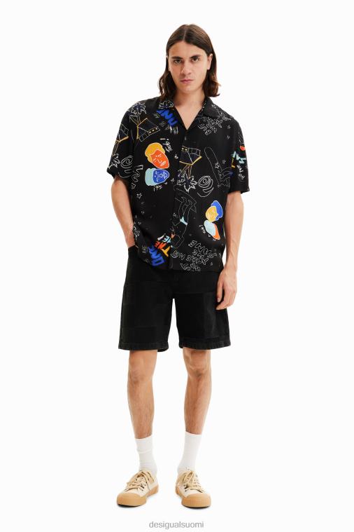 arty resort paita Desigual miehet F4V041695 vaatetus