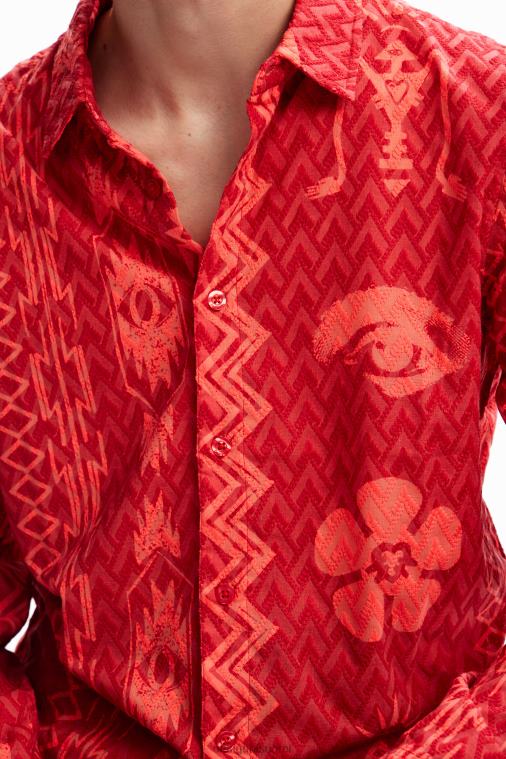 geometrisesti kuvioitu paita Desigual miehet F4V041589 vaatetus