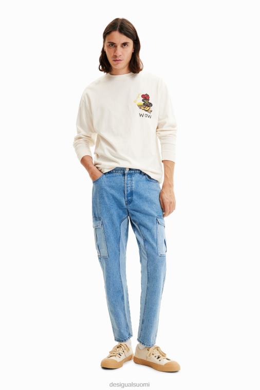 hybridi cargo-housut Desigual miehet F4V041534 vaatetus