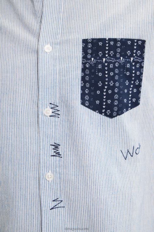 kontrastiraidallinen paita Desigual miehet F4V041544 vaatetus