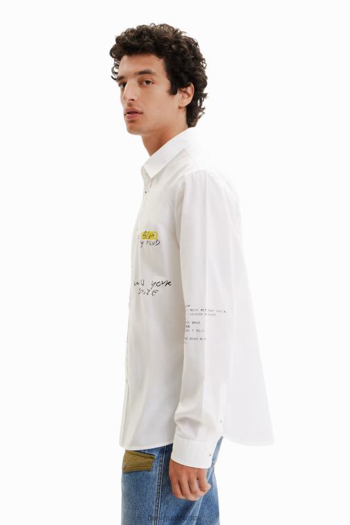 kontrastivärinen viestipaita Desigual miehet F4V041550 vaatetus