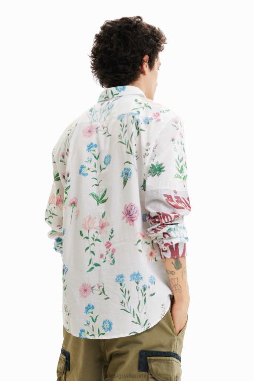 kukkainen voile-paita Desigual miehet F4V041533 vaatetus