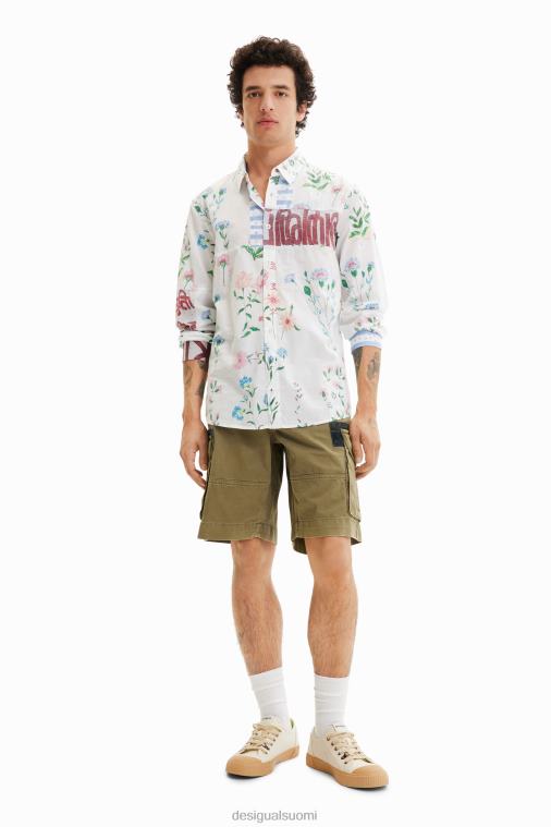 kukkainen voile-paita Desigual miehet F4V041533 vaatetus