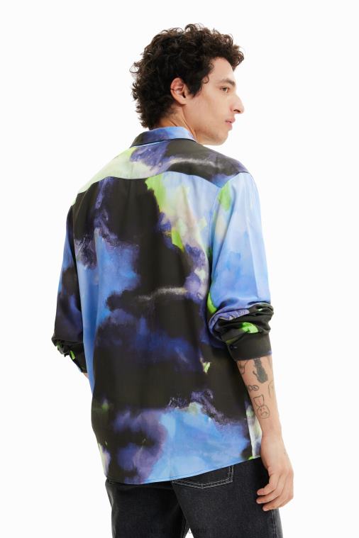 leveä pitkähihainen paita Desigual miehet F4V041580 vaatetus