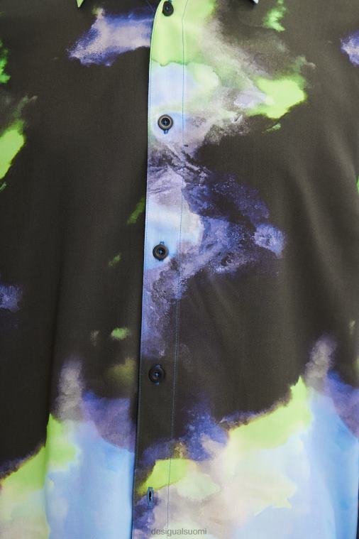 leveä pitkähihainen paita Desigual miehet F4V041580 vaatetus