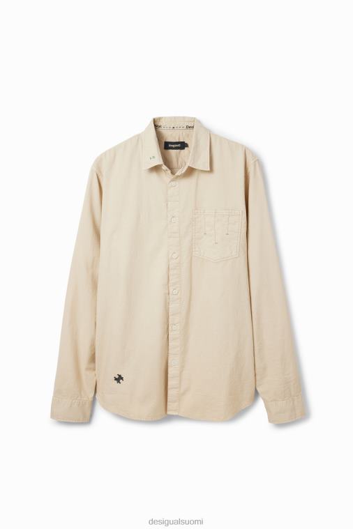 pitkähihainen kirjailtu paita Desigual miehet F4V041562 vaatetus