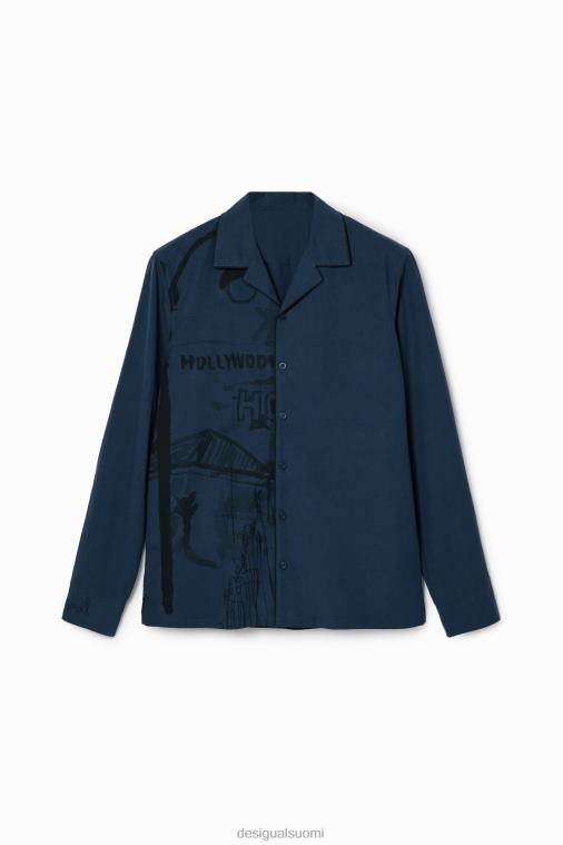pyjama-tyylinen paita Desigual miehet F4V041601 vaatetus