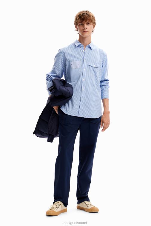 raidallinen taskupaita Desigual miehet F4V041581 vaatetus