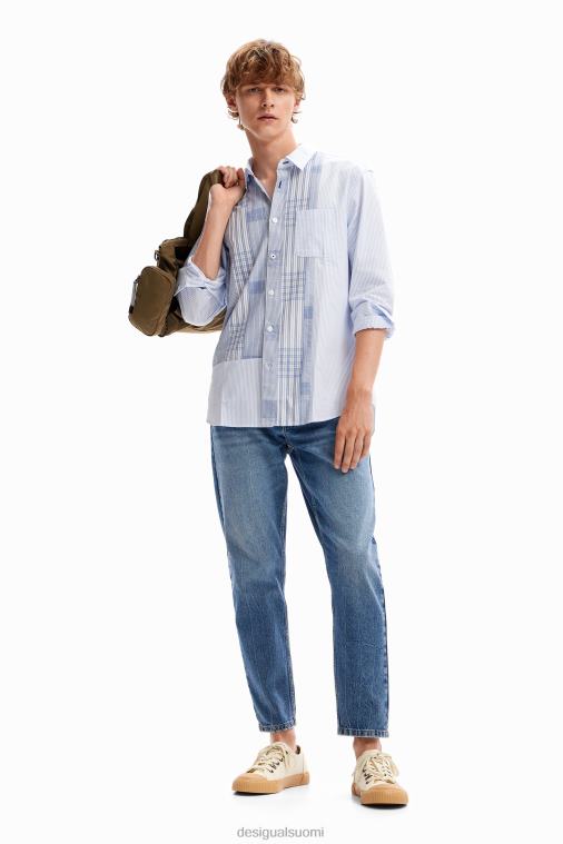 ruudullinen tilkkutäkkipaita Desigual miehet F4V041588 vaatetus