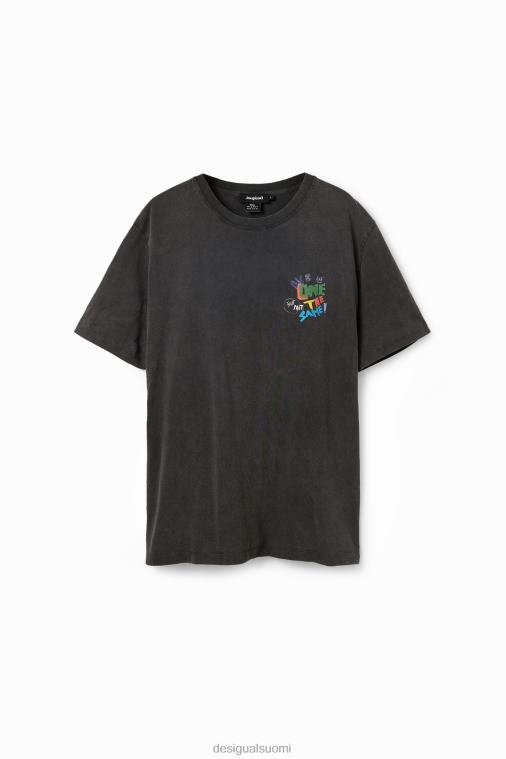 Disneyn Mikki Hiiri -t-paita Desigual miehet F4V041528 vaatetus