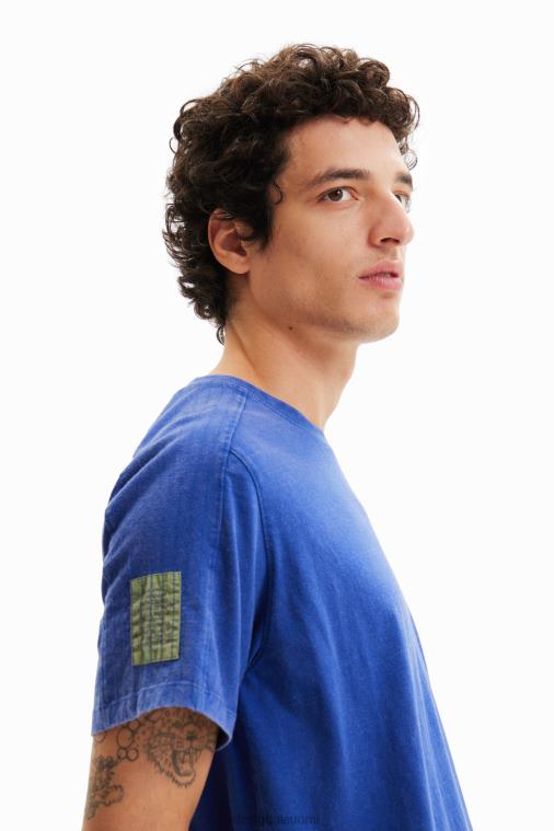 brodeerattu tavallinen t-paita Desigual miehet F4V041690 vaatetus