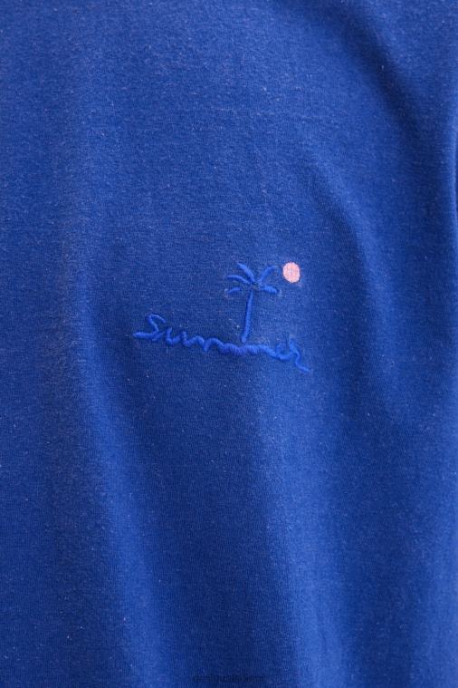 brodeerattu tavallinen t-paita Desigual miehet F4V041690 vaatetus