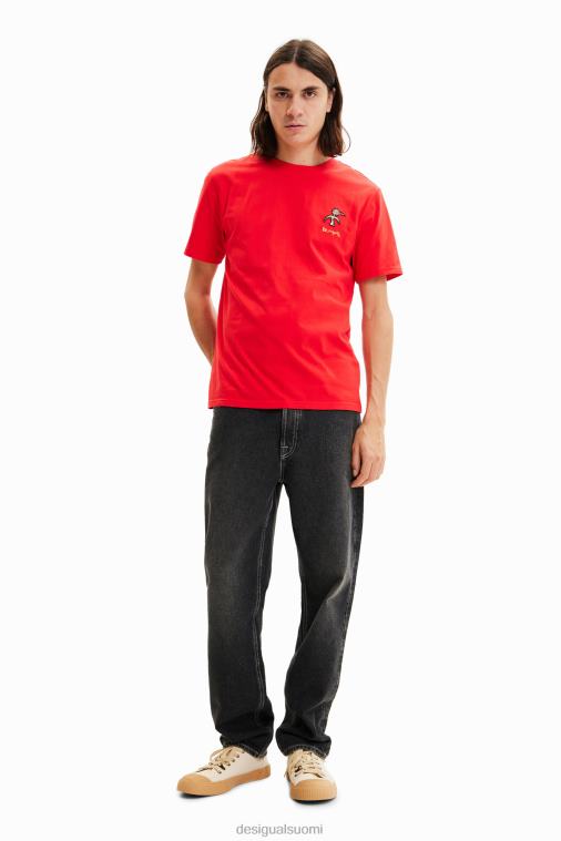 lyhythihainen lintu t-paita Desigual miehet F4V041527 vaatetus