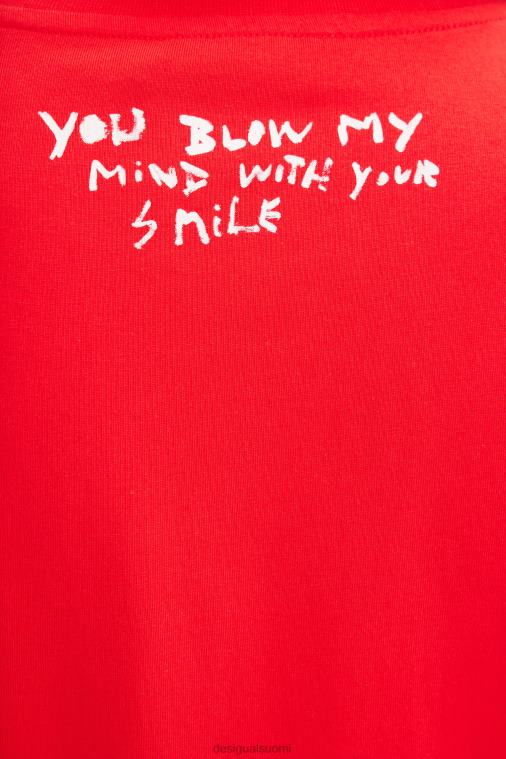 lyhythihainen lintu t-paita Desigual miehet F4V041527 vaatetus