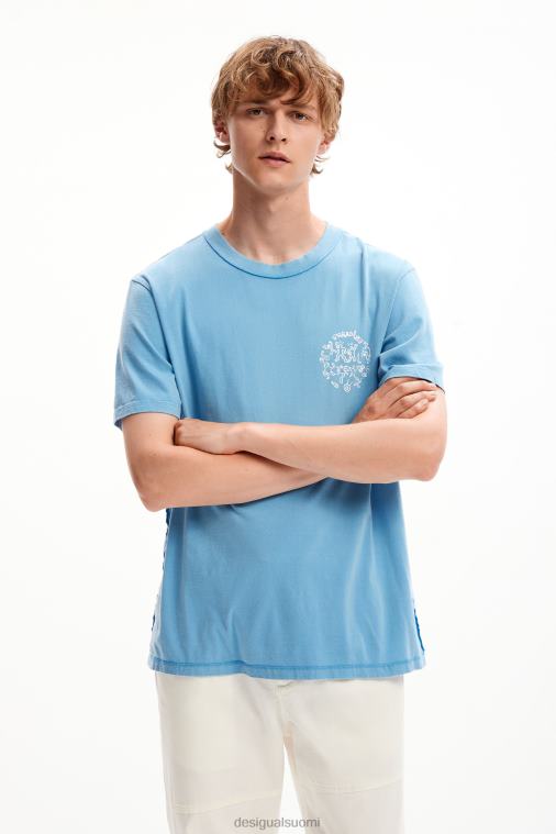 lyhythihainen paratiisi t-paita Desigual miehet F4V041561 vaatetus