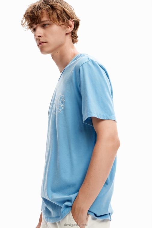 lyhythihainen paratiisi t-paita Desigual miehet F4V041561 vaatetus