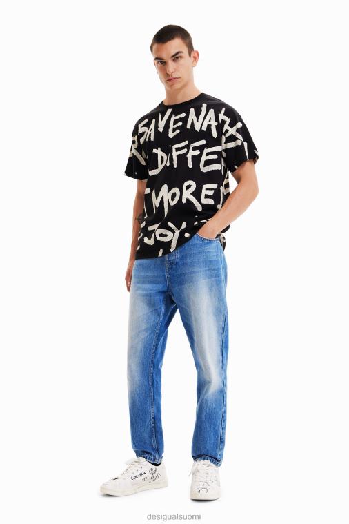 oversize-t-paita Desigual miehet F4V041676 vaatetus