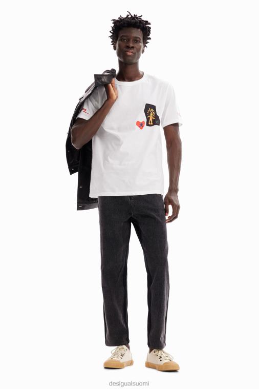 sphinx patches t-paita Desigual miehet F4V041660 vaatetus