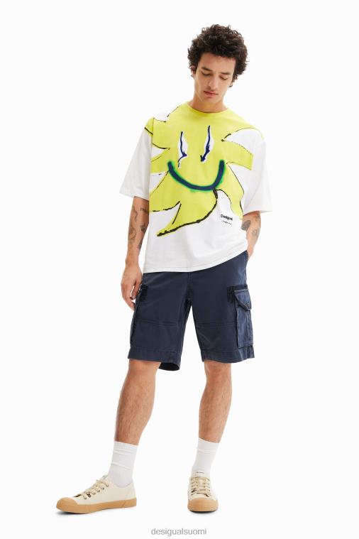 taiteellinen aurinko t-paita Desigual miehet F4V041635 vaatetus