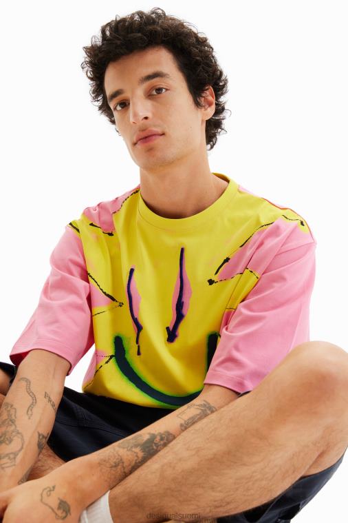 taiteellinen aurinko t-paita Desigual miehet F4V041684 vaatetus