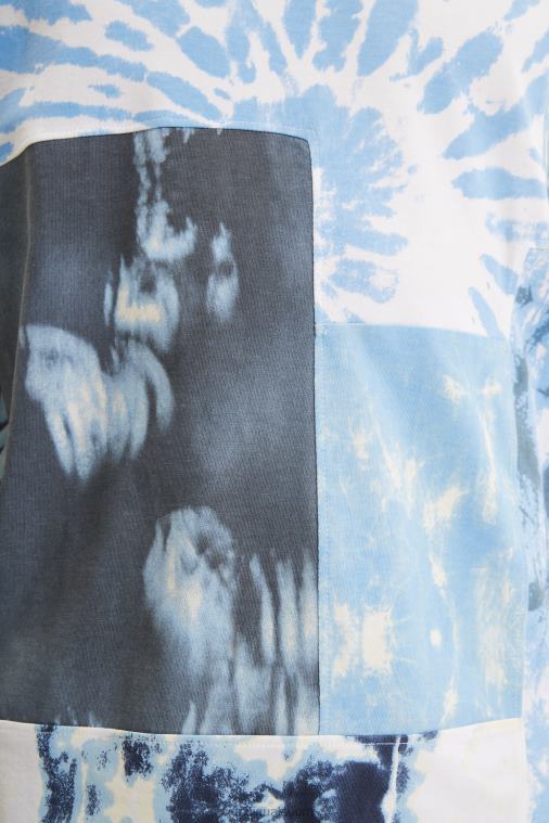 tilkkutöitä solmittava t-paita Desigual miehet F4V041516 vaatetus