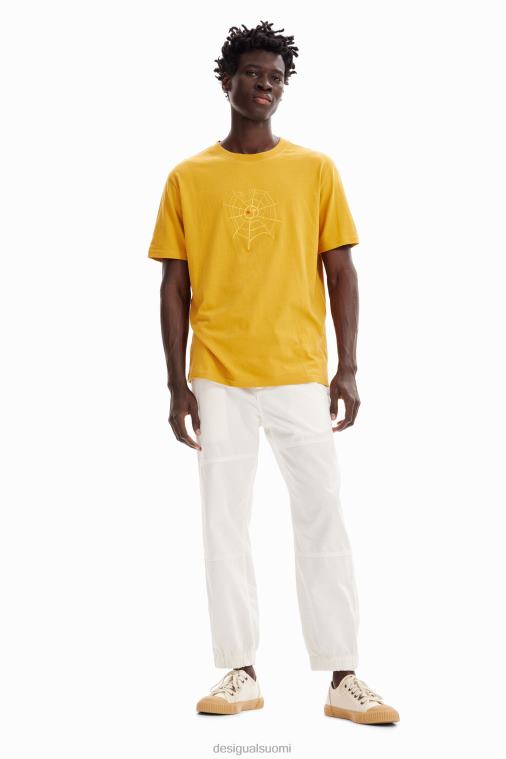 verkkosydän t-paita Desigual miehet F4V041629 vaatetus