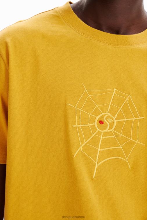 verkkosydän t-paita Desigual miehet F4V041629 vaatetus